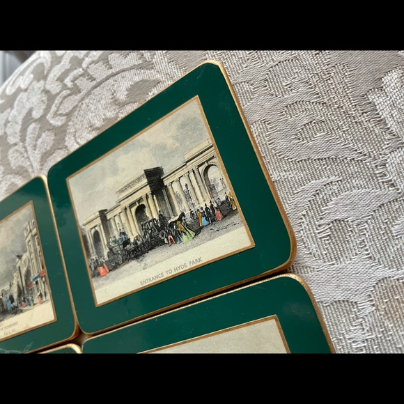 6 Vintage British Coaster Set *FAIR* - Picture 2 of 8